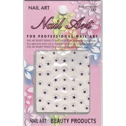 Kvítek - 3D nálepky, světle růžové