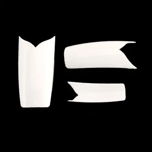 100ks Bílé umělé nehty French Valley White – mix