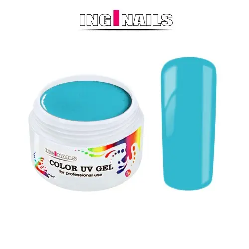 Barevný UV Gel Inginails 5 g – Azure