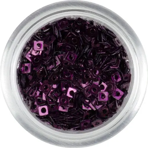 Dekorační čtverečky s dírkou - bordó