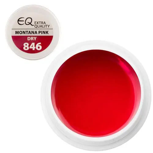 846 Dry – Montana Pink, barevný UV gel 5g