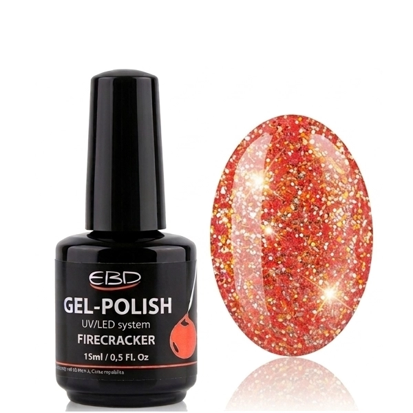 UV gel lak, 15ml - Firecracker