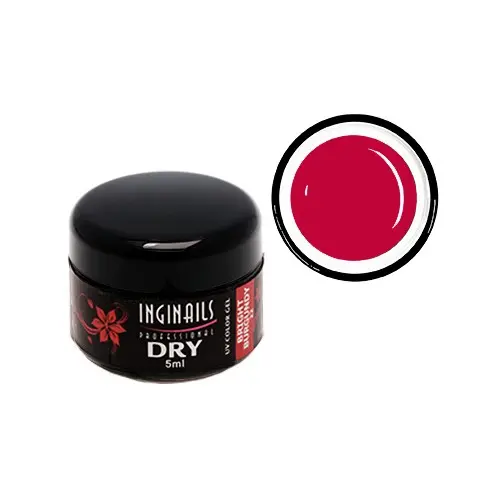 DRY UV COLOR GEL Inginails Professional – Bright Burgundy 22, 5 ml