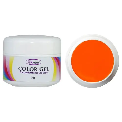 Barevný UV gel - Neon Orange, 5 g