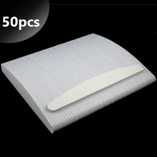 50ks - Inginails Pilník profesionál bílý oblouk, oblý 80/80