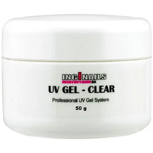 Modelovací UV gel na nehty Inginails - Clear 50g