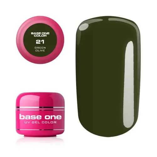 Gel Silcare Base One Color - Green Olive 21, 5g