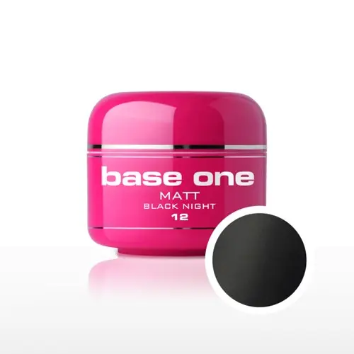 Gel Silcare Base One Matt - Black Night 12, 5g