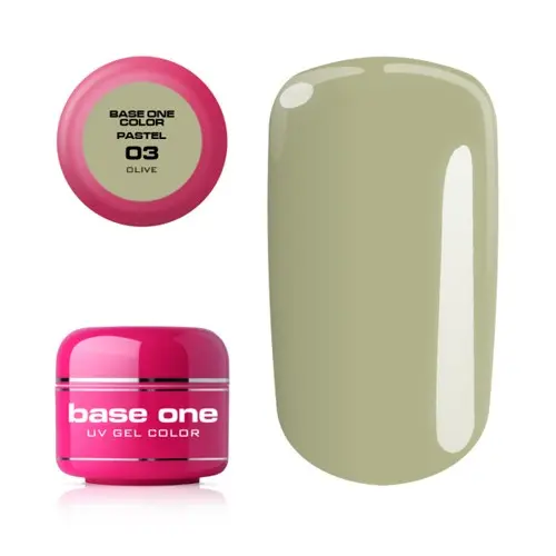 Gel Silcare Base One Pastel - Olive 03, 5 g