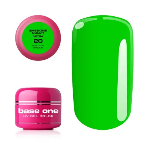 Gel Silcare Base One Neon - Medium Green 20, 5 g
