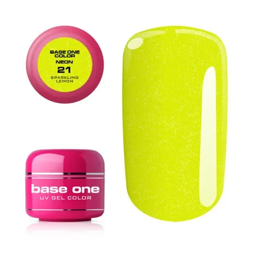 Gel Silcare Base One Neon - Sparkling Lemon 21, 5 g