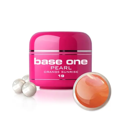 Gel Silcare Base One Pearl - Orange Sunrise 19, 5 g