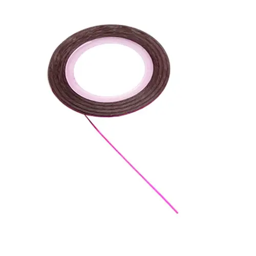 Ozdobná páska na Nail Art – růžovo-fialová s kruhovými odlesky