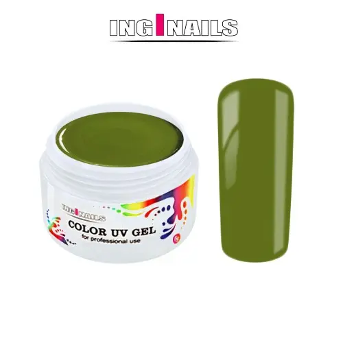 UV Gel, barevný Inginails – Peas Green 5 g
