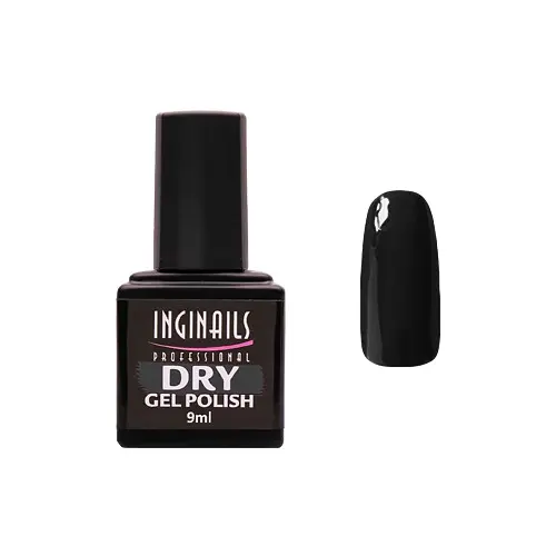 Dry gel lak Inginails Professional – Black Bean 02, 9 ml