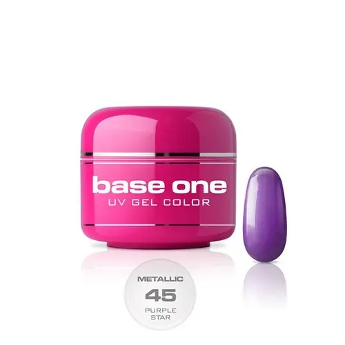 Gel Silcare Base One Metallic – Purple Star 45, 5 g