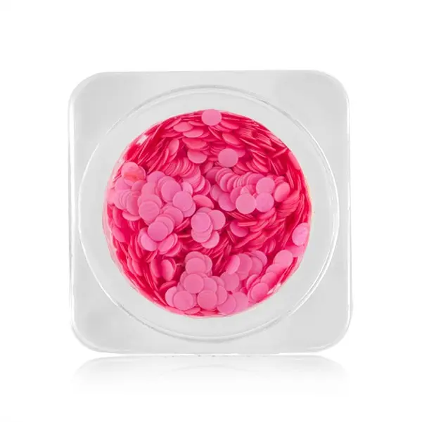 Ozdoby na nehty – kroužky 2mm – tmavě růžové