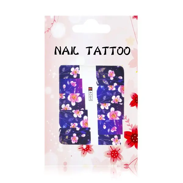 Luxusní vodolepky na nehty – Květy – A064
