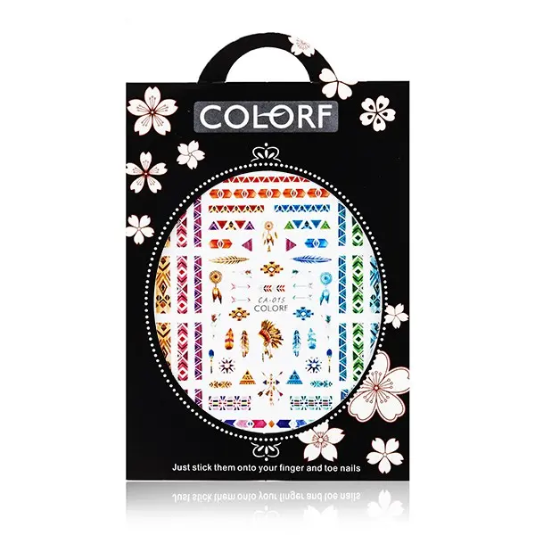 3D nálepky na nehty – indiánské motivy – CA015