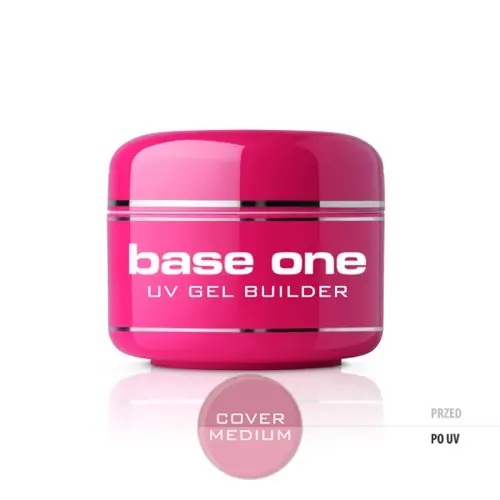 UV stavební gel na nehty Silcare  Base One Gel – Cover Medium, 50 g