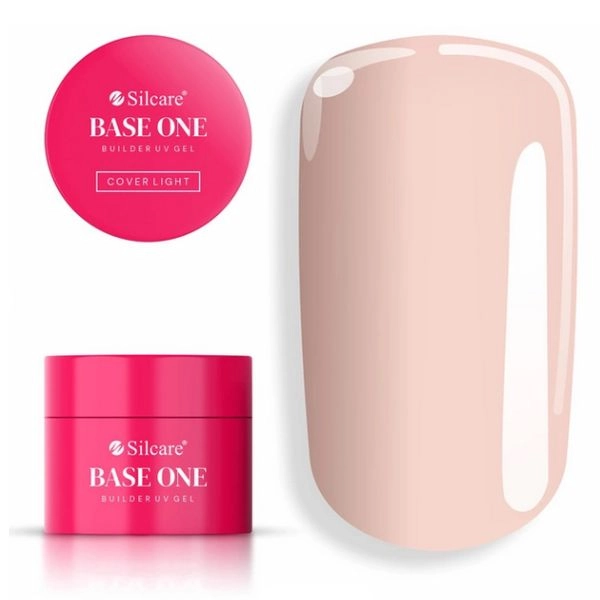 UV stavební gel na nehty Silcare Base One Gel – Cover Light, 50 g