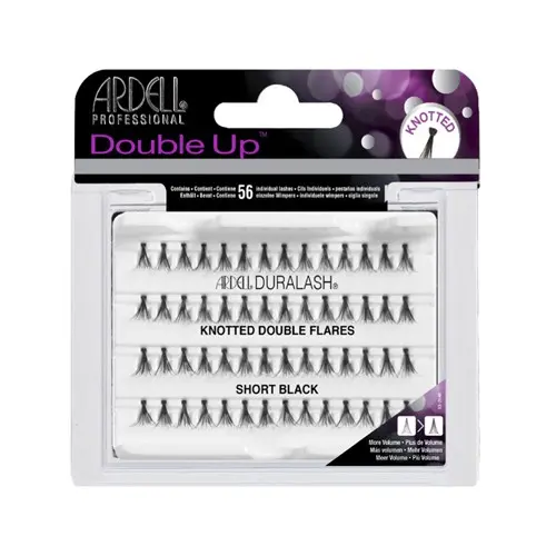 Řasy trsové Double Up - Short Black