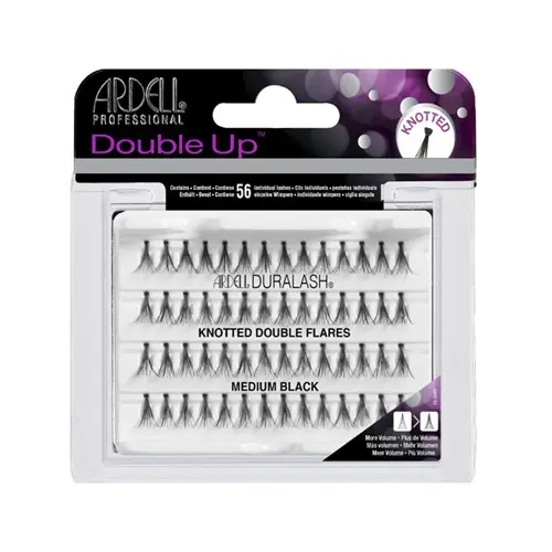 Řasy trsové Double Up - Medium Black