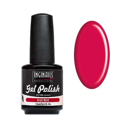 UV gel lak Inginails Professional 15ml - Seal Red