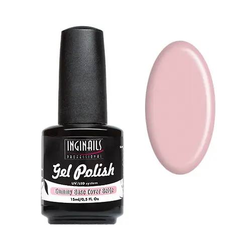 UV Gel lak Inginails Professional - Gummy Base Cover Pink 15ml