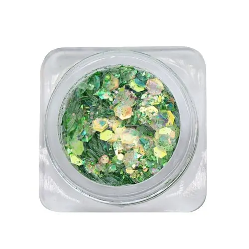 Ozdoby na nehty – šestihran – zelený