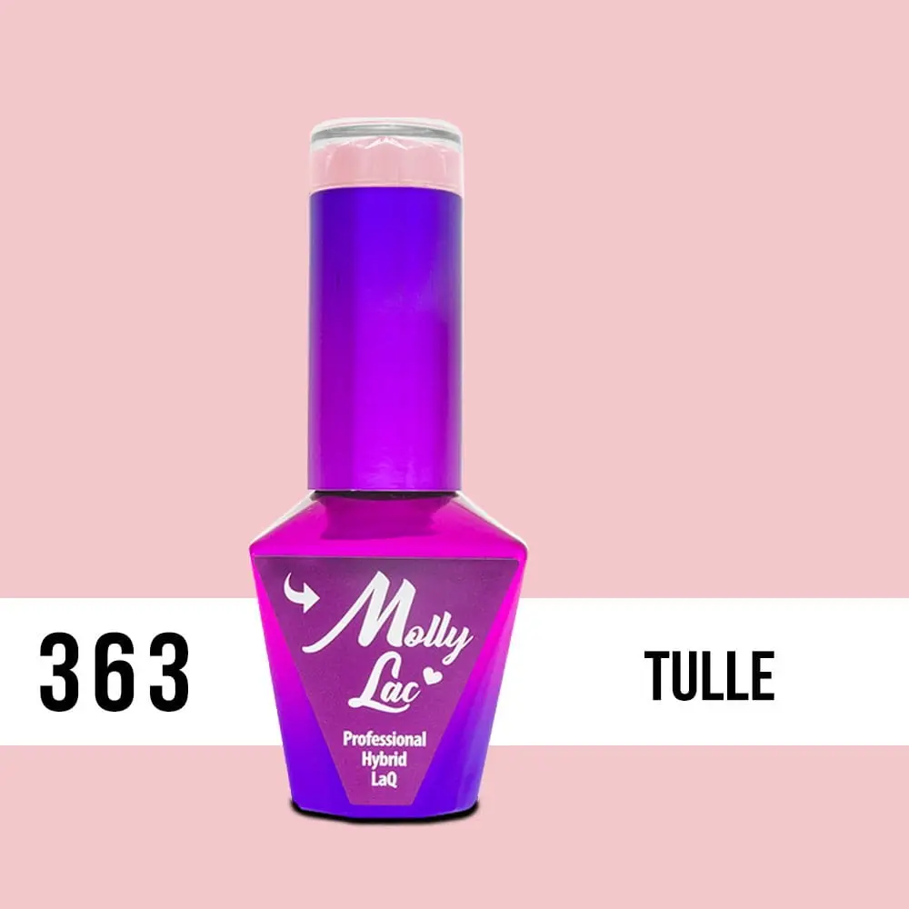 MOLLY LAC UV/LED gel lak Silk Cotton - Tulle 363, 10 ml