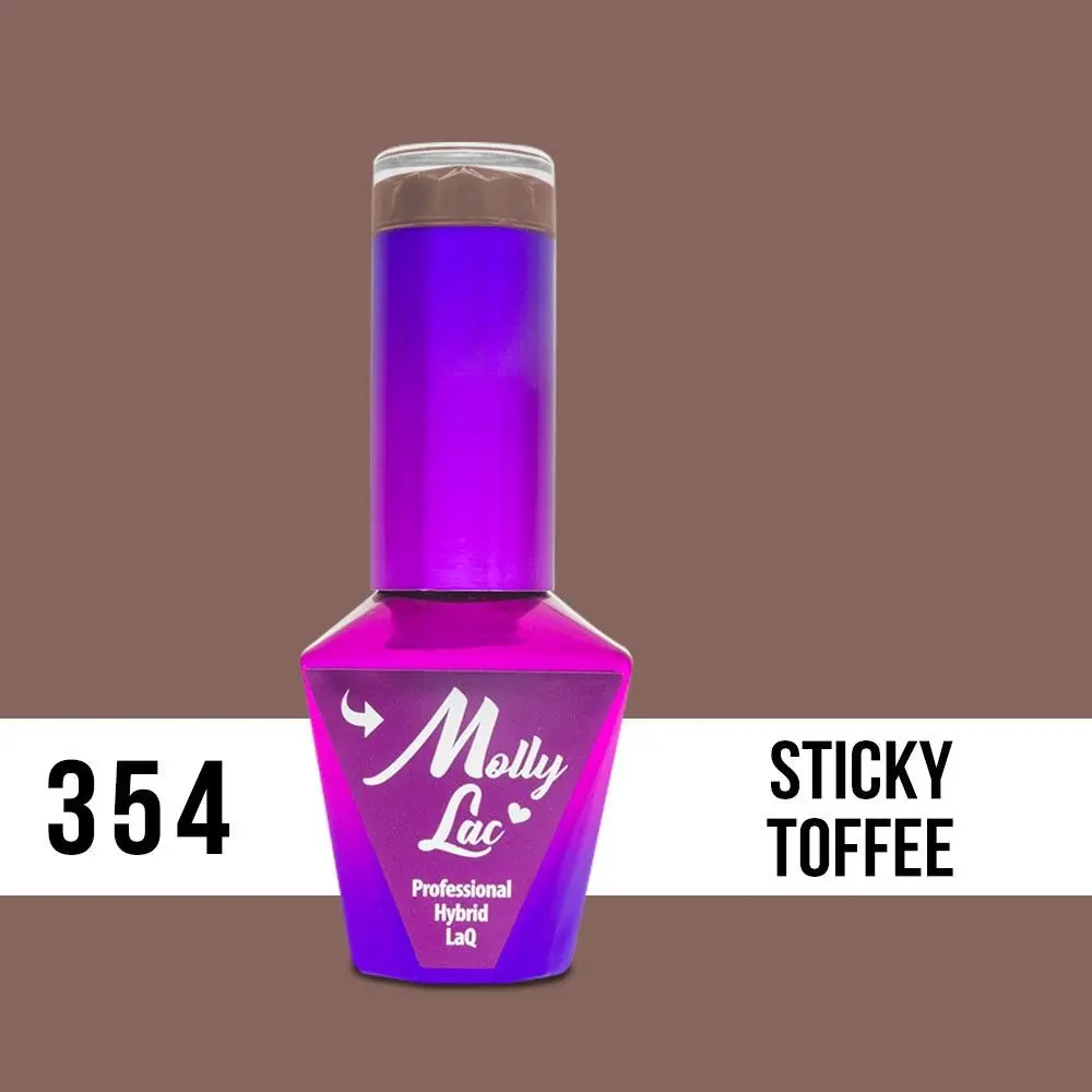 MOLLY LAC UV/LED gel lak Choco Dreams - Sticky Toffee 354, 10 ml