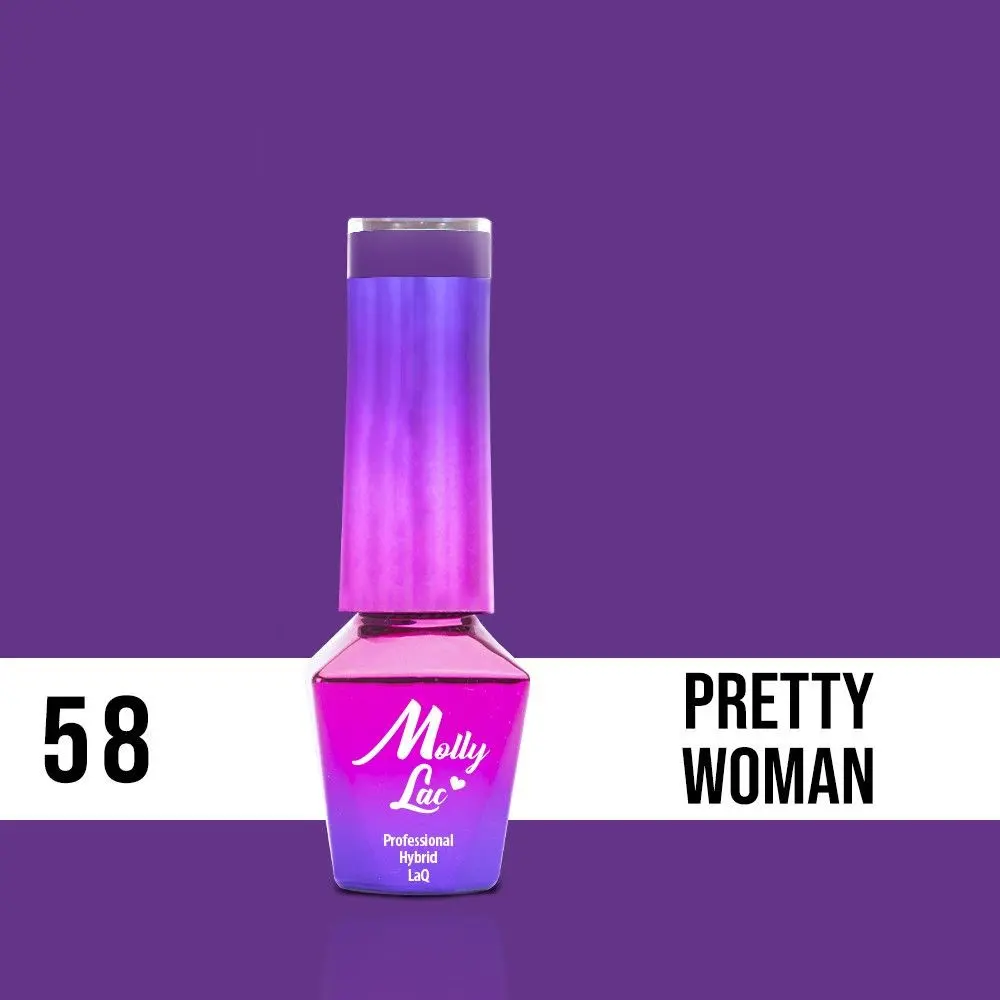 MOLLY LAC UV/LED gel lak Inspired By You - Pretty Woman 58, 10 ml