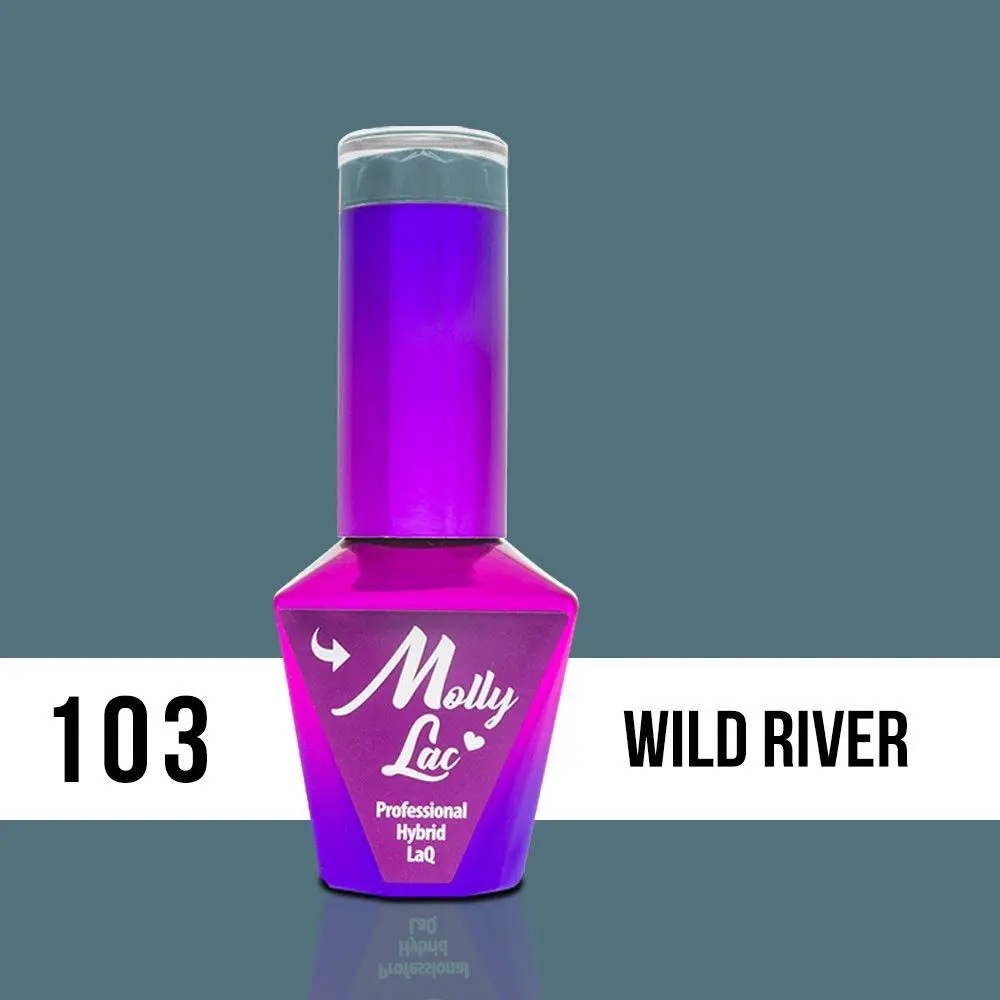 MOLLY LAC UV/LED gel lak Pure Nature - Wild River 103, 10 ml