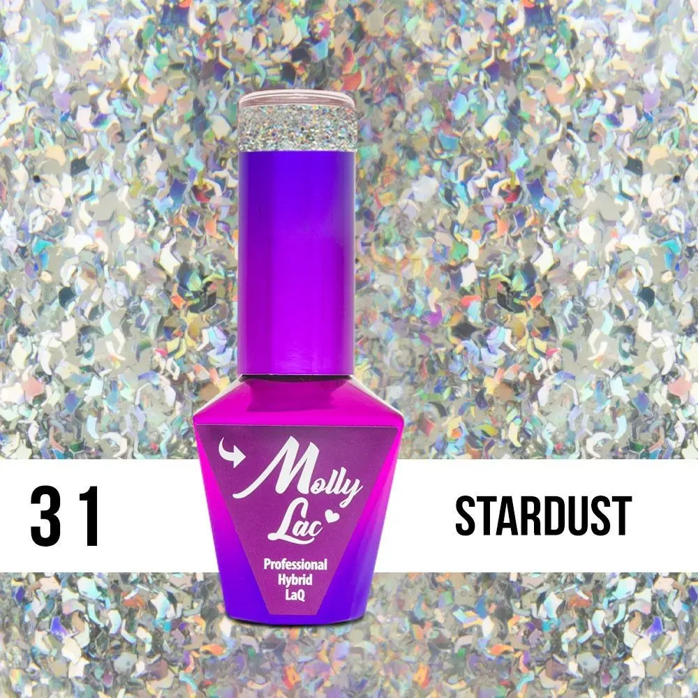 MOLLY LAC UV/LED gel lak Queens of Life - Stardust 31, 10 ml