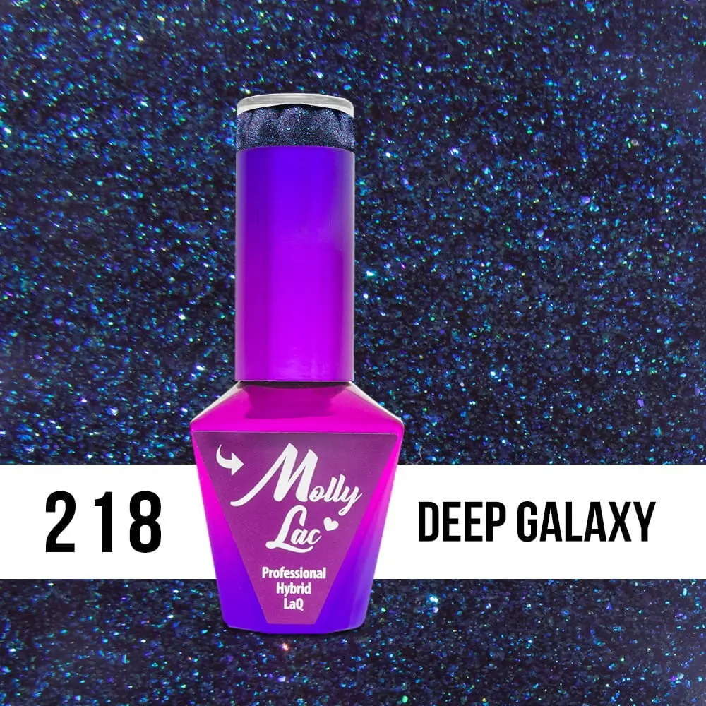 MOLLY LAC UV/LED gel lak Obsession - Deep Galaxy 218, 10 ml