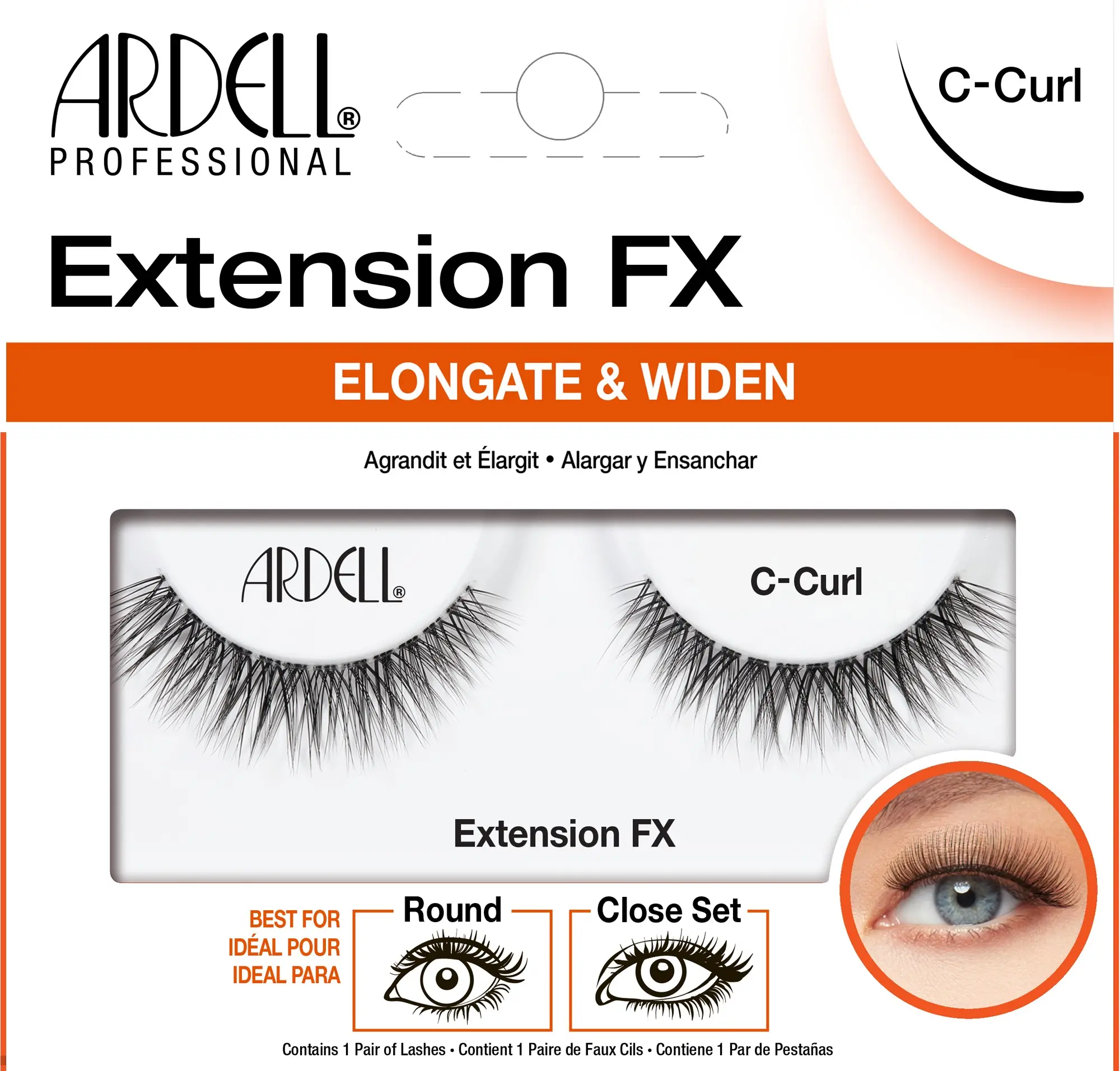 Ardell - 3D Extension FX Řasy C-Curl