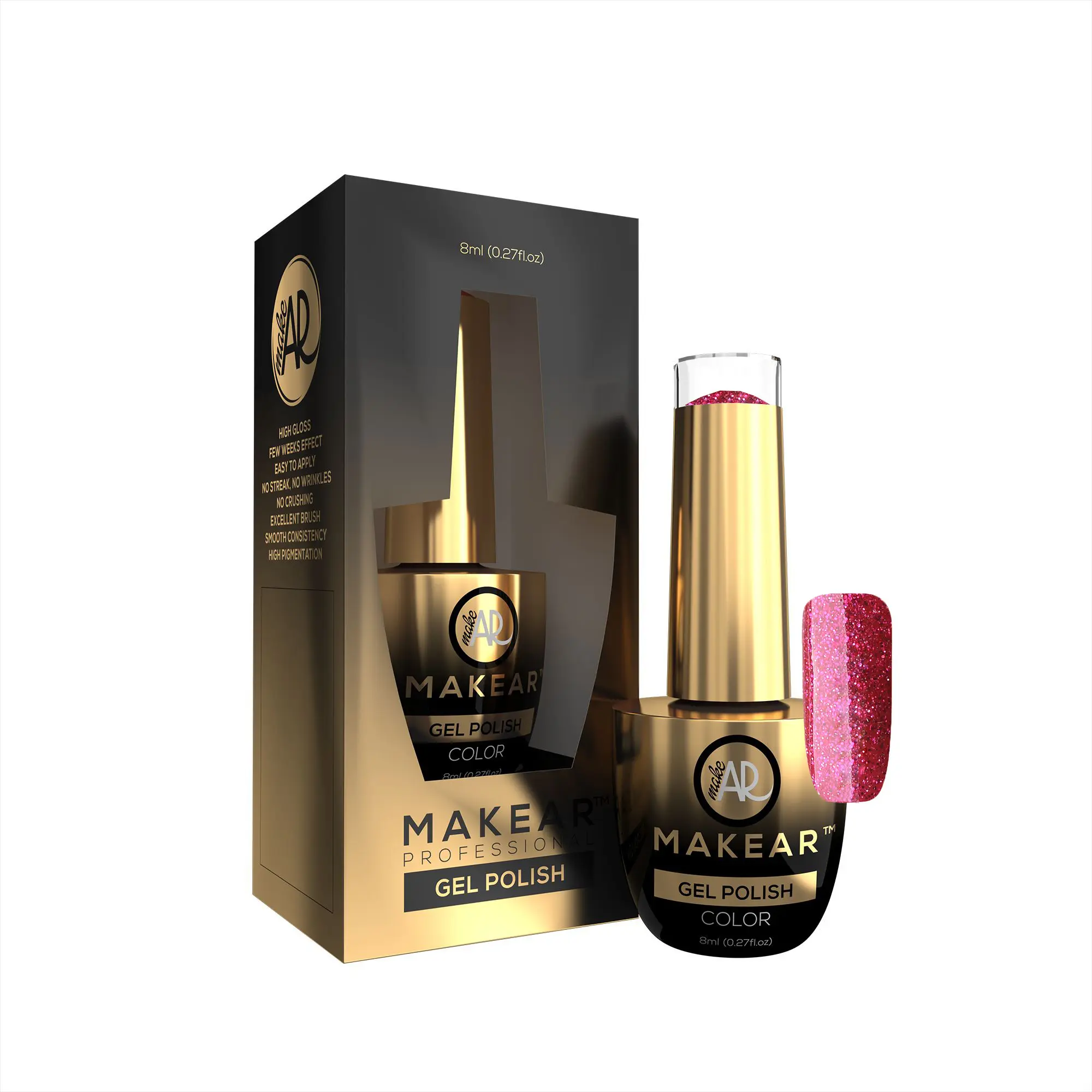 Makear Barevný gel lak Lollipop - 533, 8ml