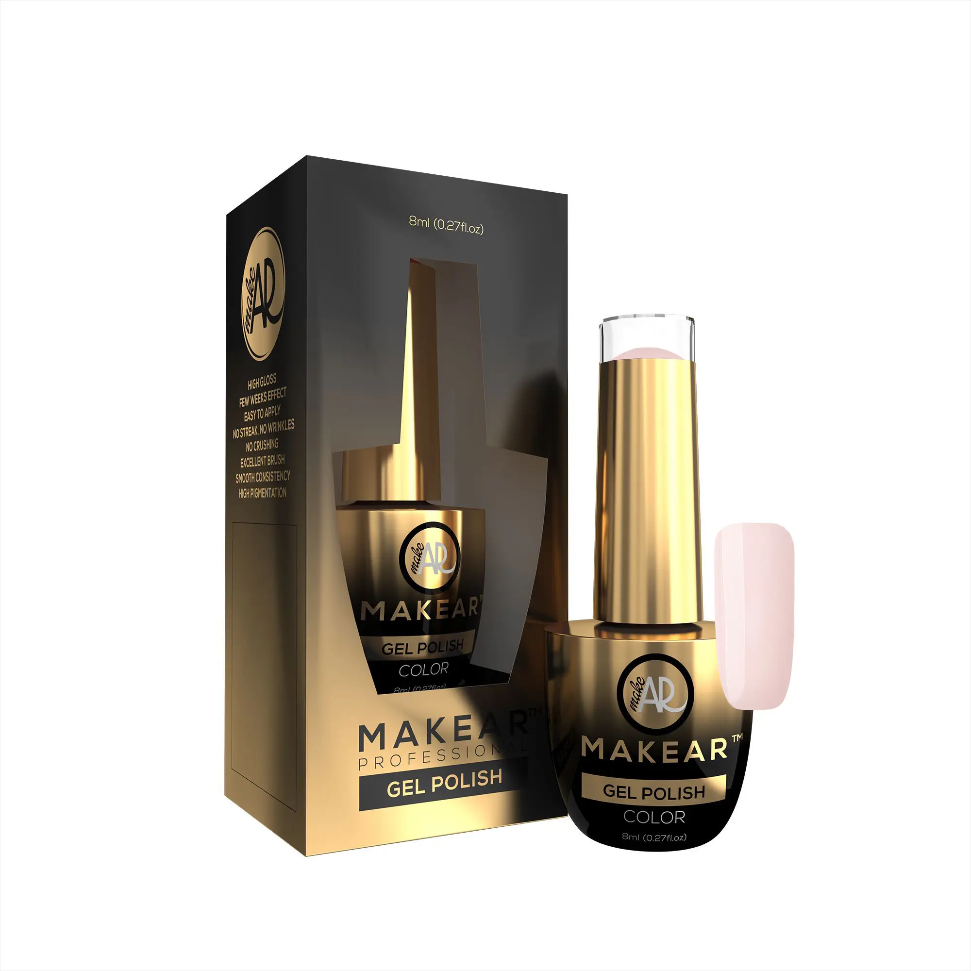Makear Barevný gel lak Lollipop - 606, 8ml