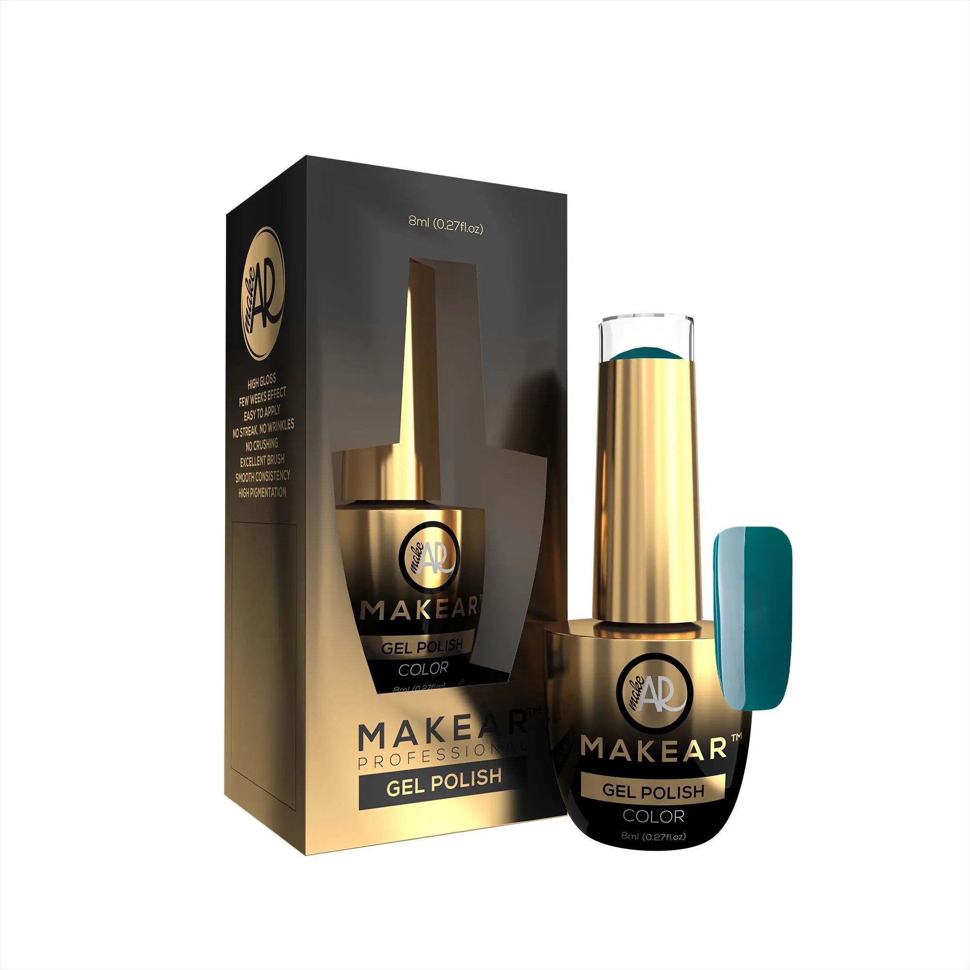 Makear Barevný gel lak Glamour - 757, 8ml