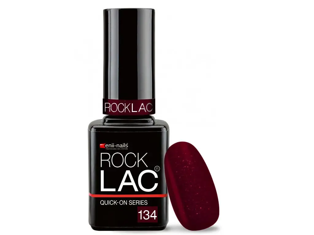 RockLac 134 - bordový s perletí, 11ml