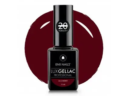 ENII LUX GEL LAC, 24 - Cherry, 11 ml