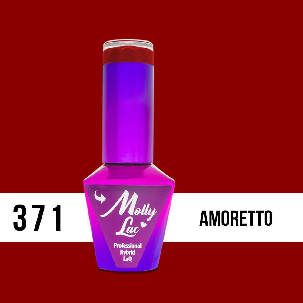 MOLLY LAC UV/LED gel lak Pin Up Girl - Amoretto 371, 10 ml