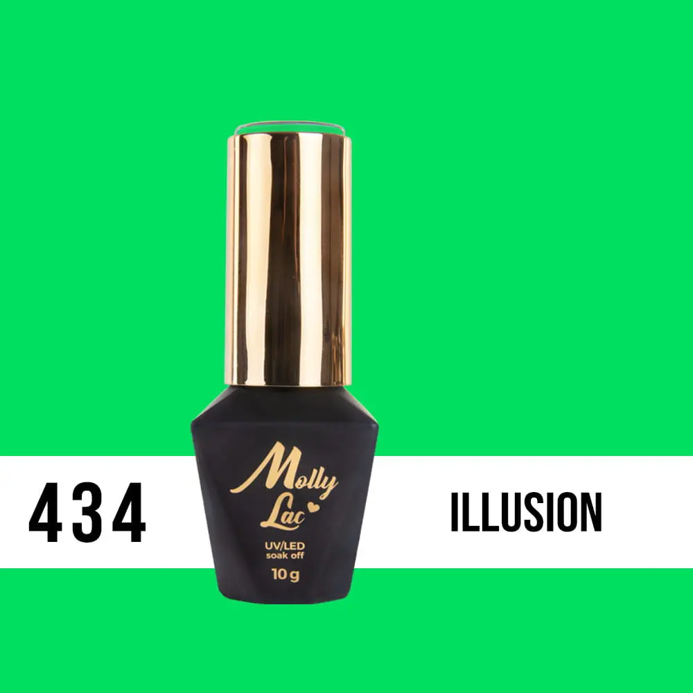 Gel lak, UV/LED Molly Lac - Illusion 434, 10ml