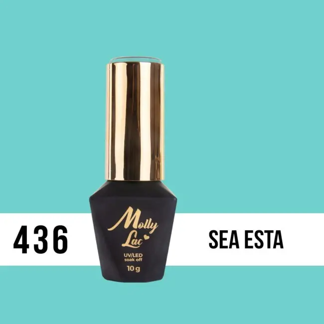 Gel lak, UV/LED Molly Lac - Sea Esta 436, 10ml