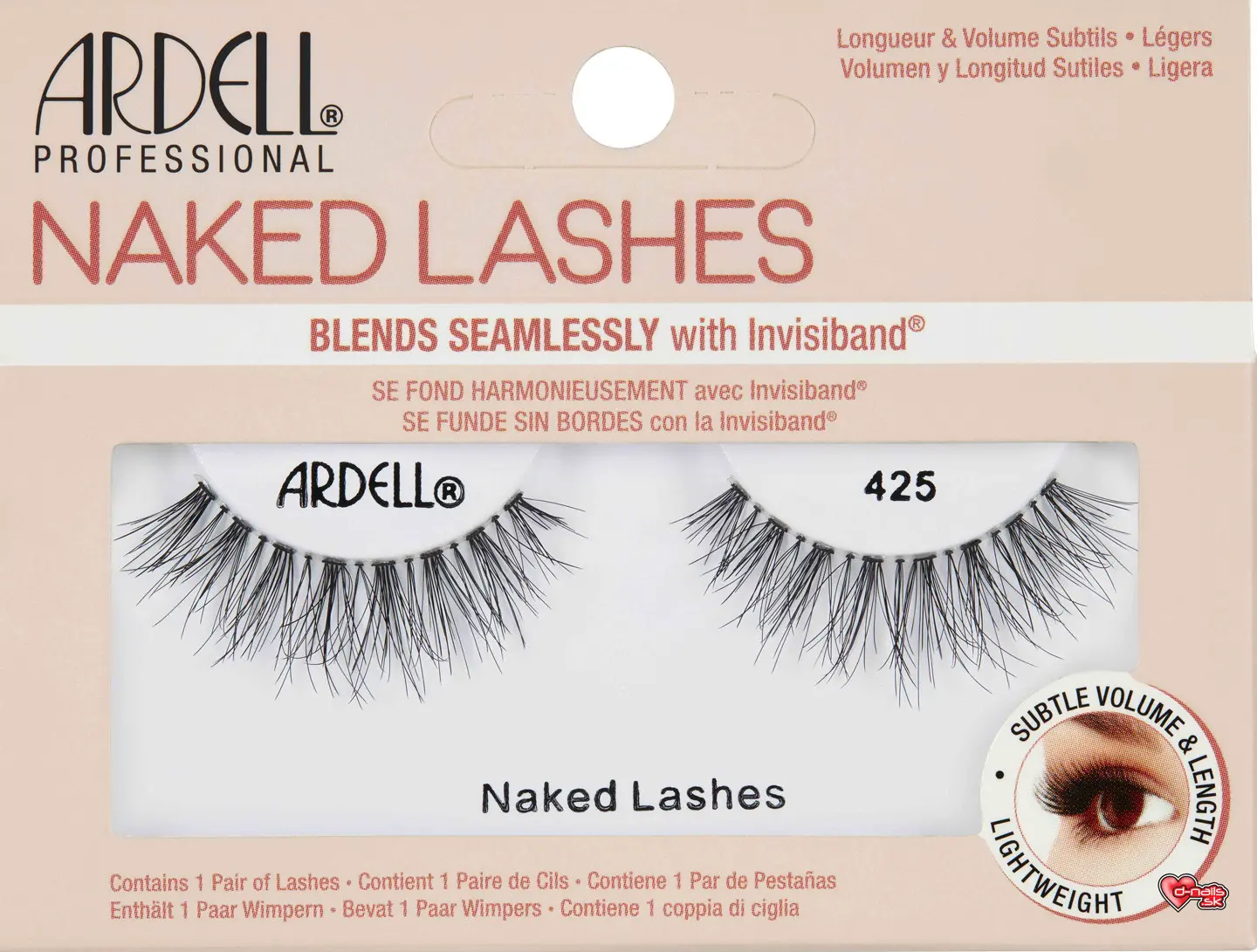 Umělé řasy vcelku - Naked Lashes 425
