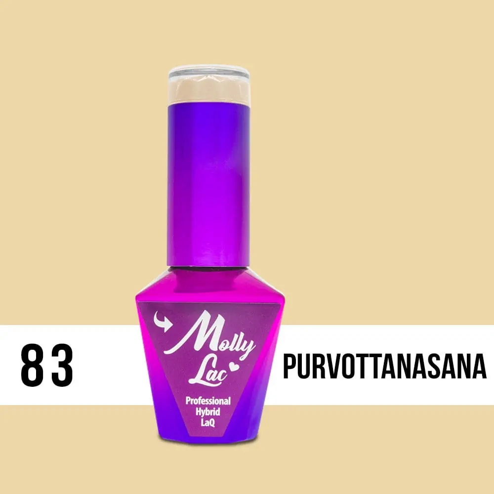 MOLLY LAC UV/LED gel lak Yoga - Purvottanasana 83, 10ml