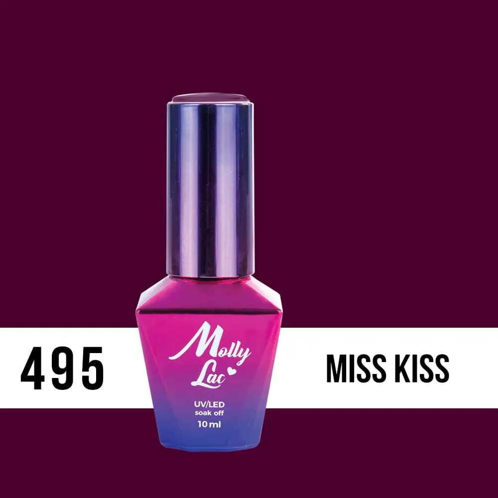 MOLLY LAC UV/LED gel lak Antidepressant -  Miss Kiss 495, 10ml