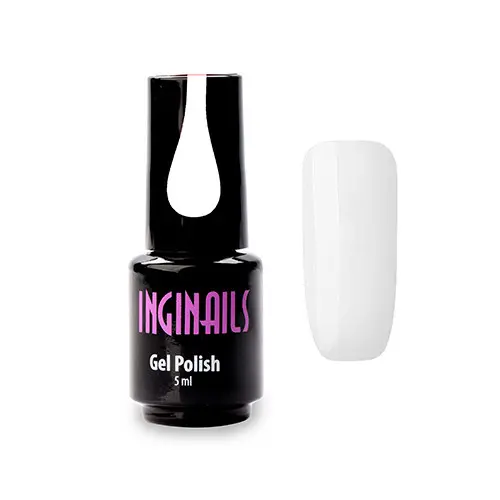 Barevný gel lak Inginails - White 013, 5ml