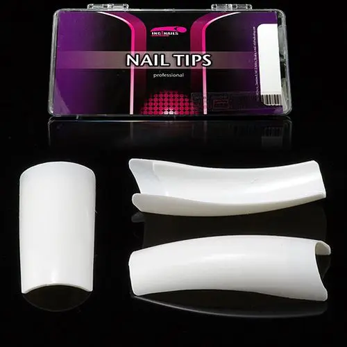 Royal Salon French White, 500ks box - tipy na nehty Inginails 1-10